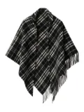 Burberry checked scarf - Black