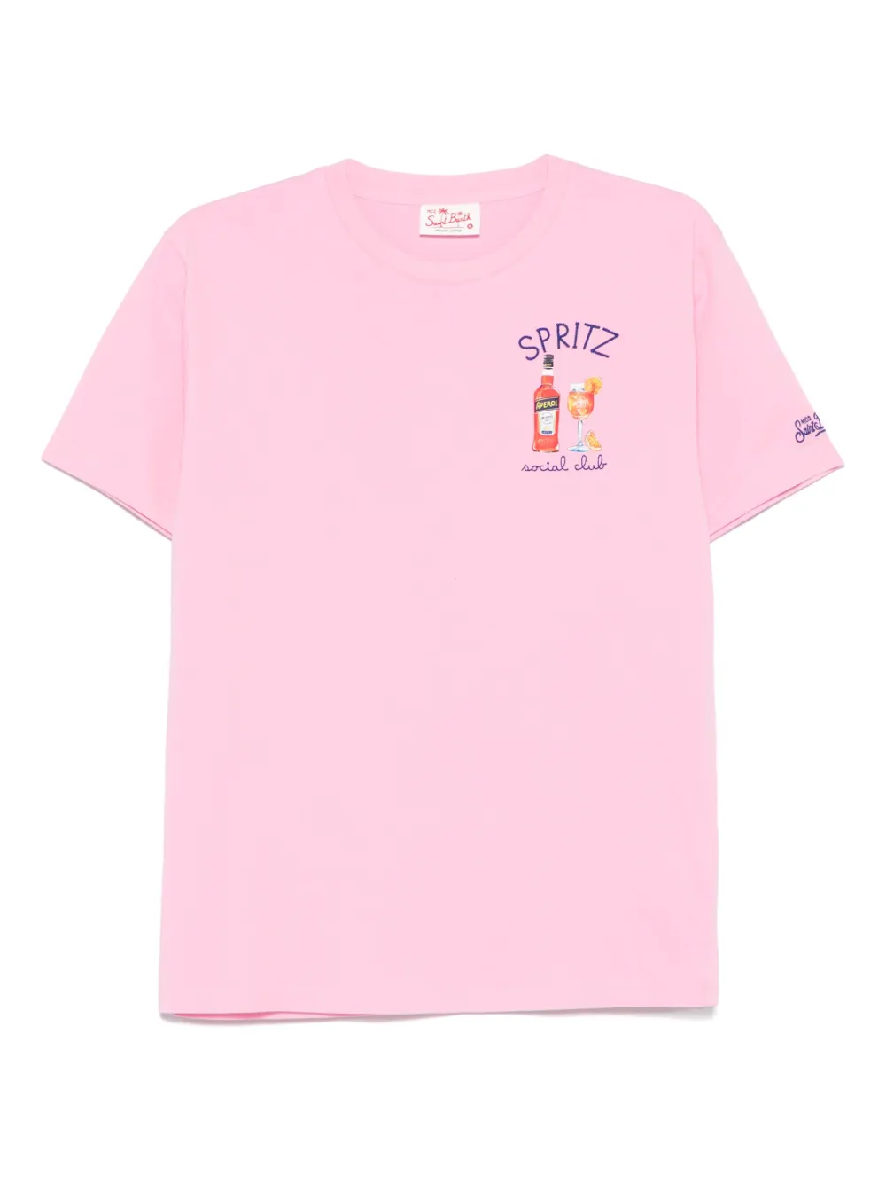 MC2 Saint Barth Spritz Social Club Tシャツ - ピンク MC2 Saint Barth Spritz Social Club Tシャツ - ピンク