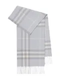 Burberry checked cashmere scarf - Green