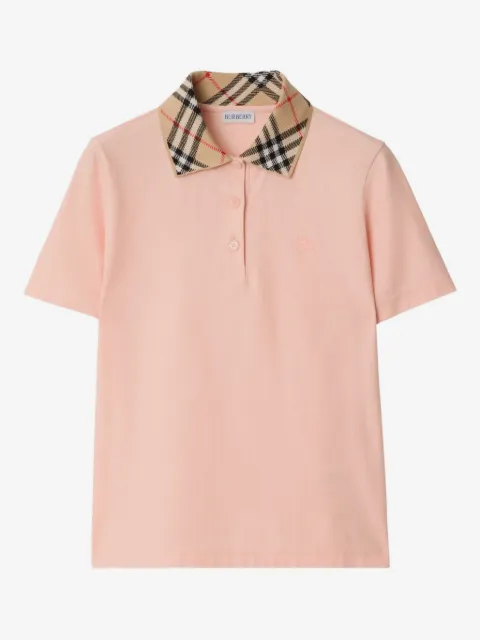 Burberry Geruite katoenen polotop