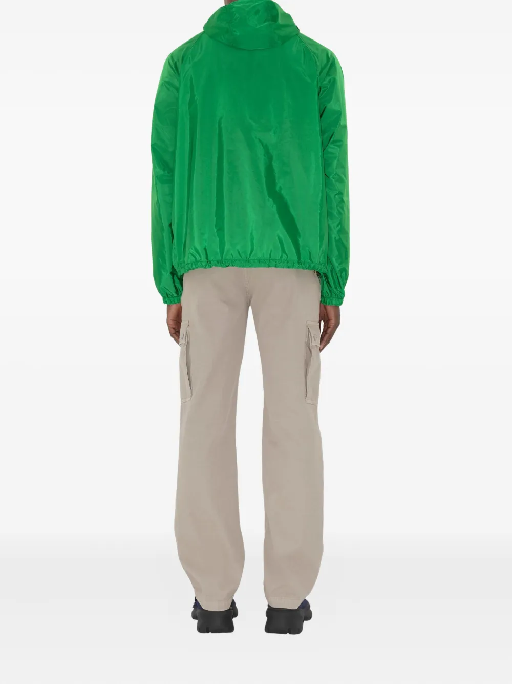 Burberry Jack met Vintage Check-afwerking Groen