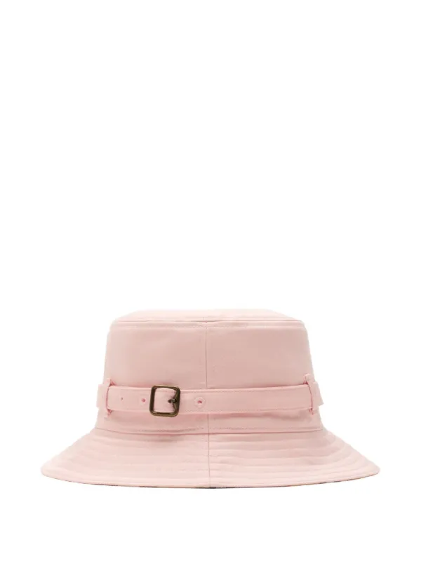 Burberry Gabardine Bucket Hat | Pink | FARFETCH display picture 1
