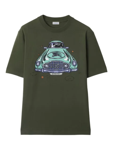 Burberry car-print cotton t-shirt