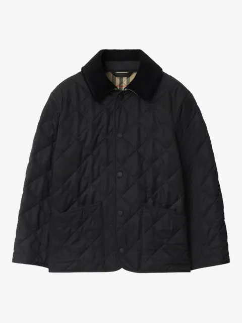 Burberry Kids Jaqueta matelassê