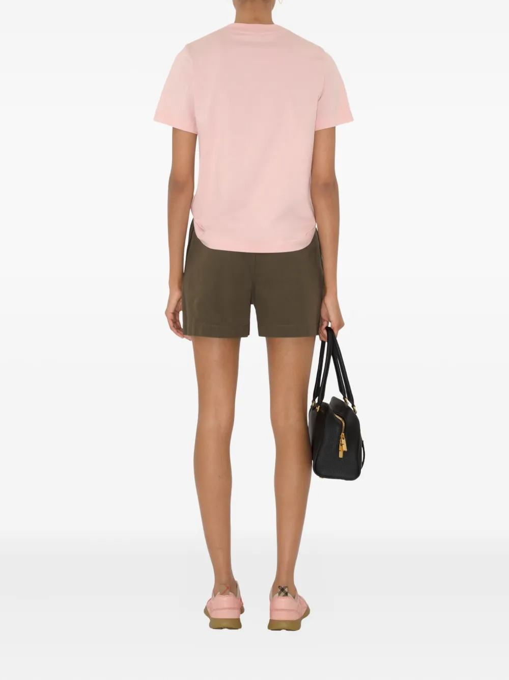 Burberry T-shirt met ridderprint Roze