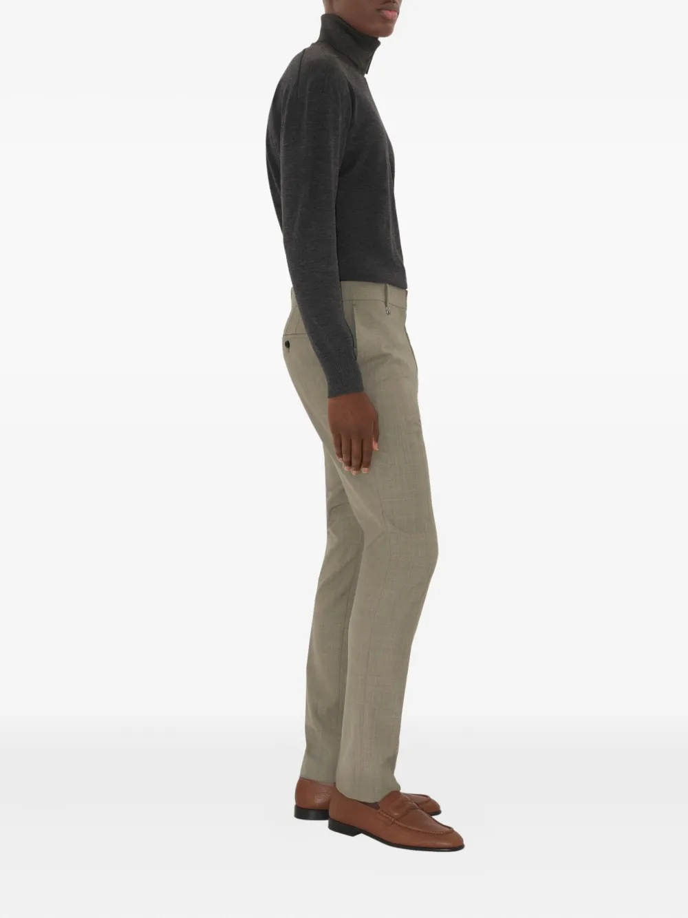 Burberry Wollen pantalon Groen