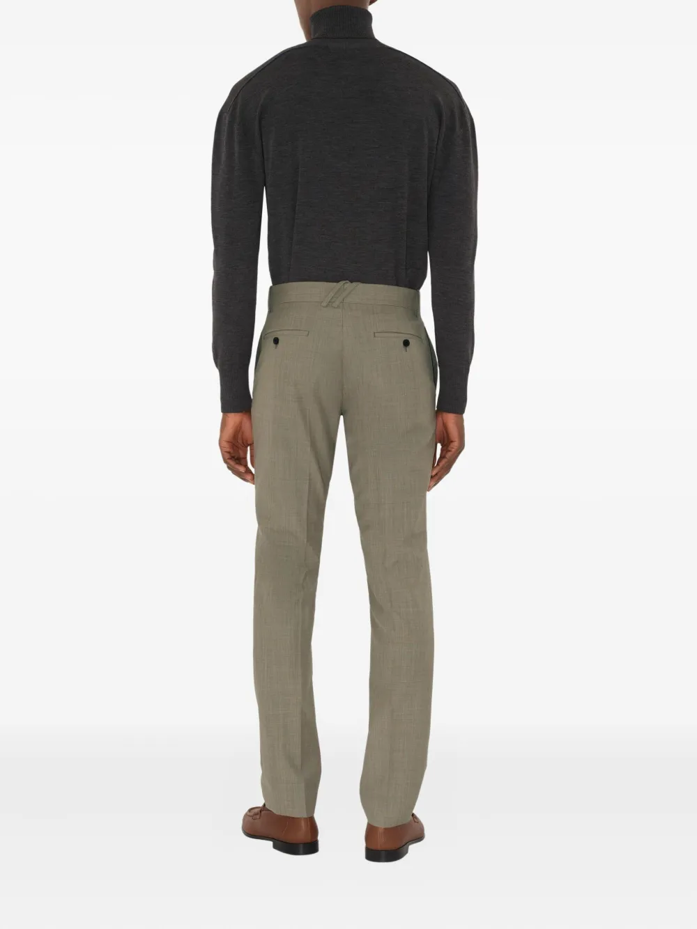 Burberry Wollen pantalon Groen