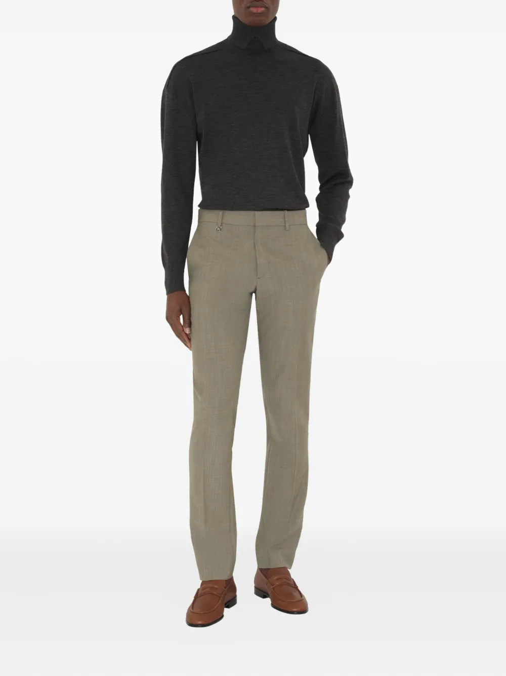 Burberry Wollen pantalon Groen