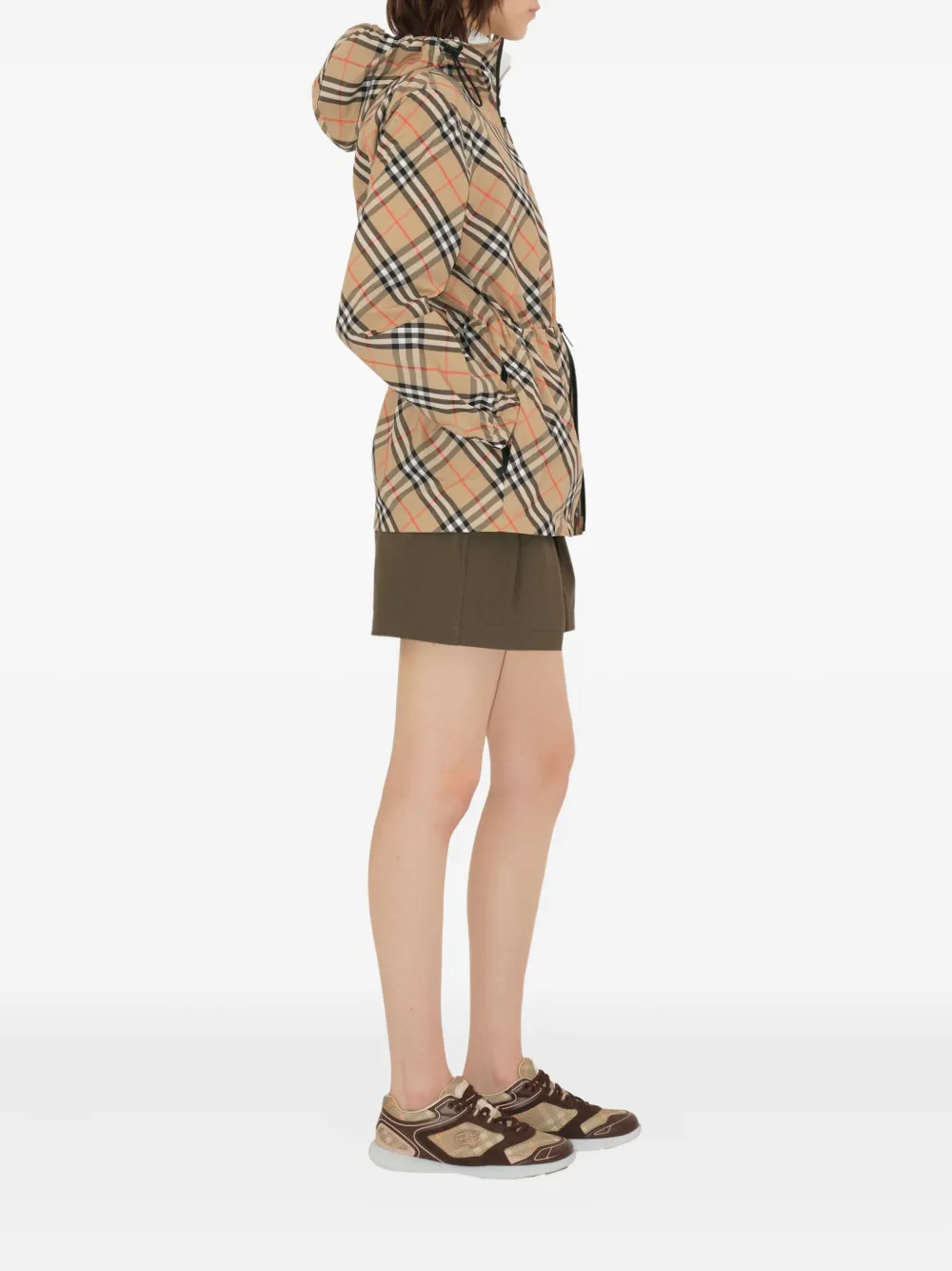 Burberry Geruit jack Beige