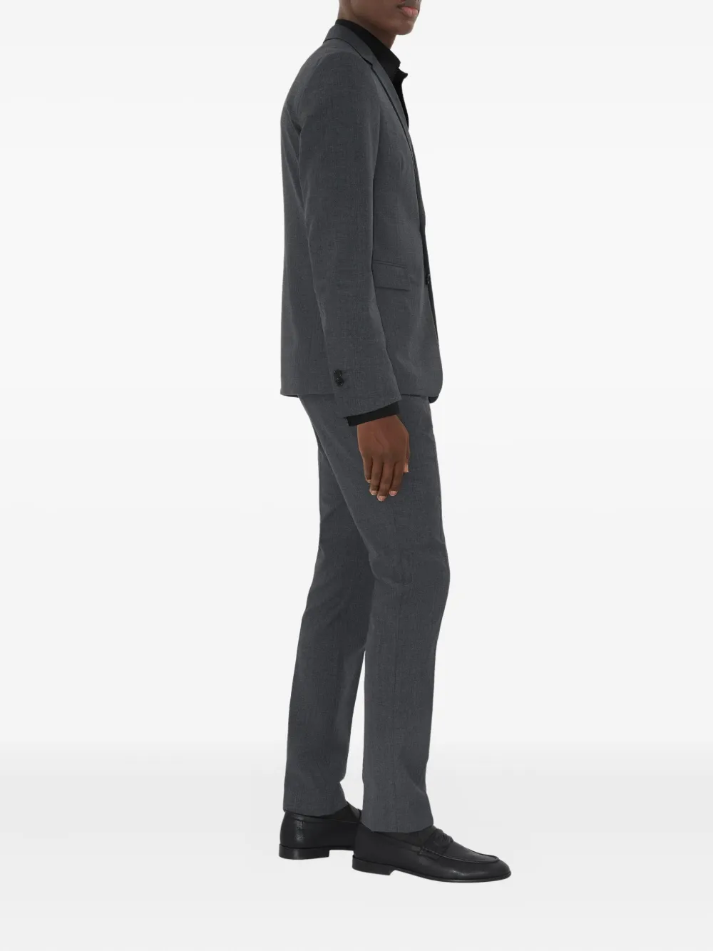 Burberry Blazer met enkele rij knopen Grijs