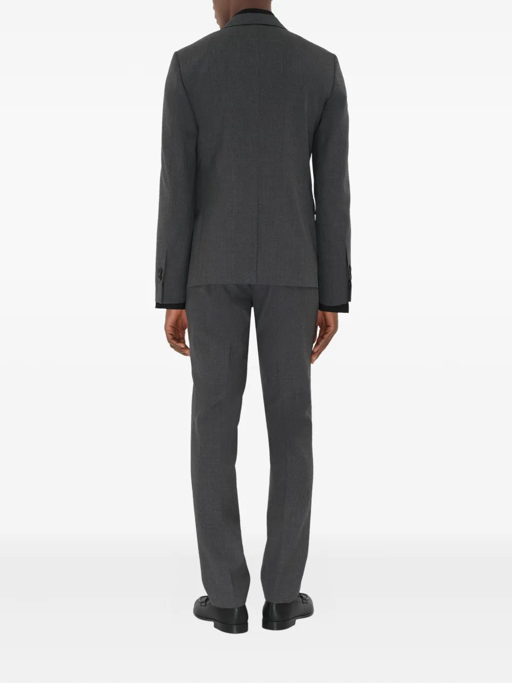 Burberry Blazer met enkele rij knopen Grijs