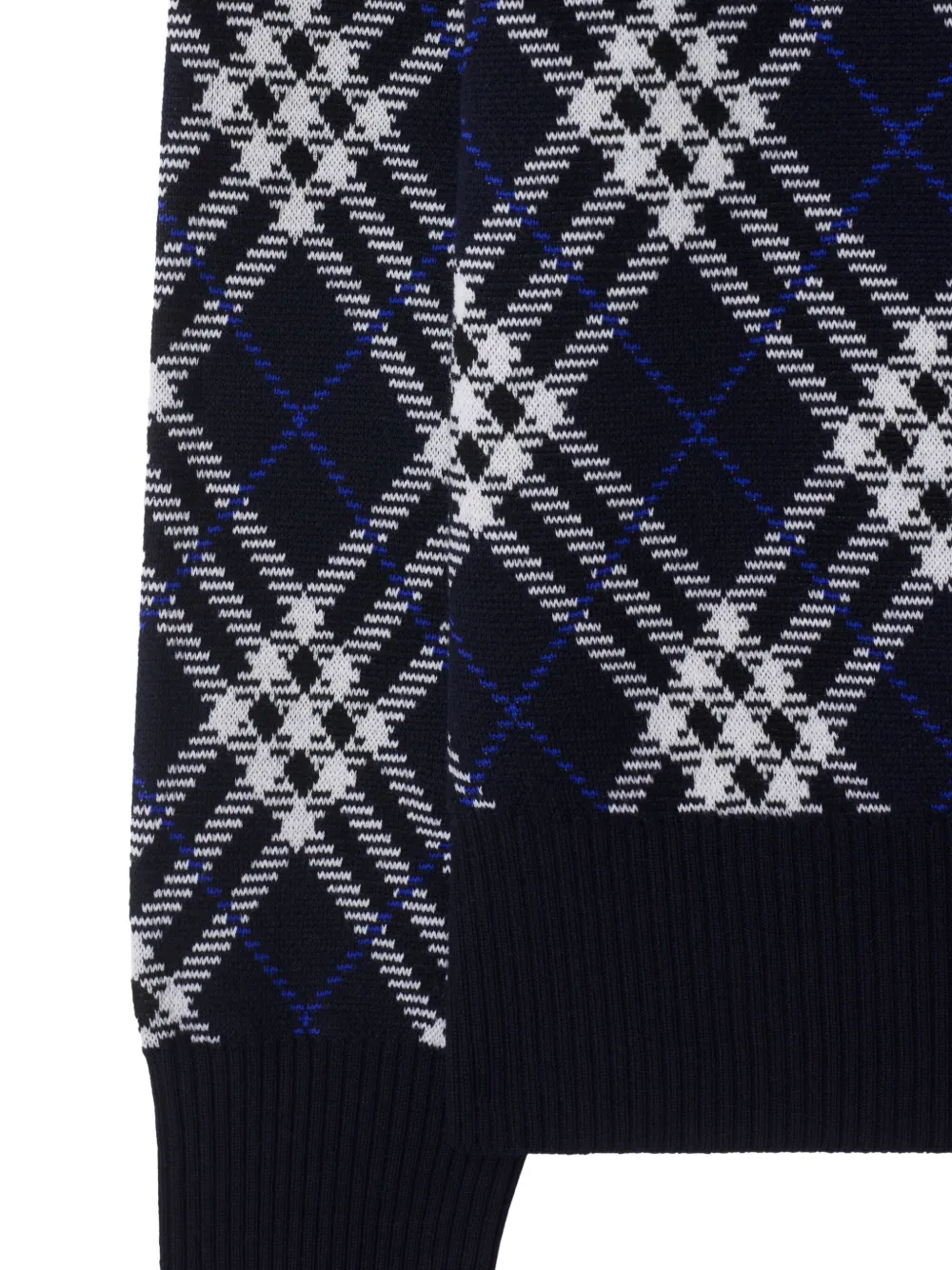 Burberry Geruite trui - Blauw