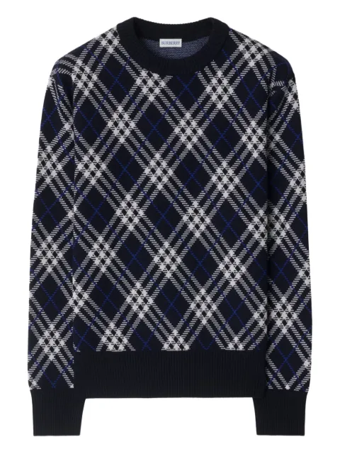 Burberry checked sweater