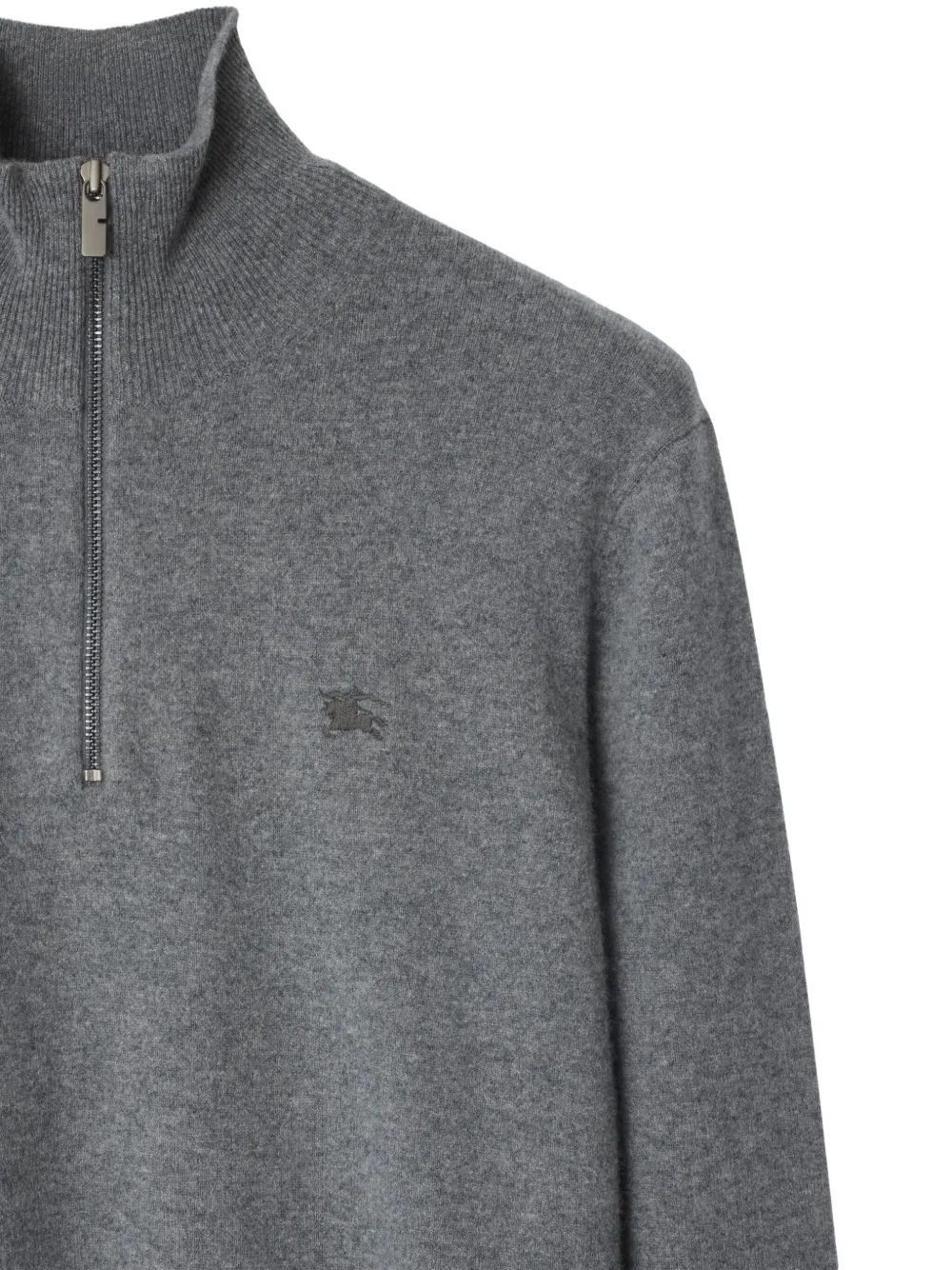 Burberry Sweater met logo Grijs