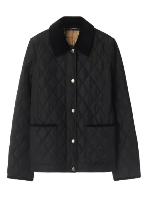 Burberry キルティング ジャケット | グリーン | FARFETCH JP
