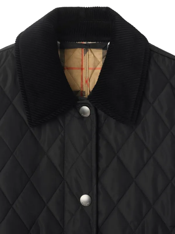 Burberry Quilted Jacket | Black | FARFETCH