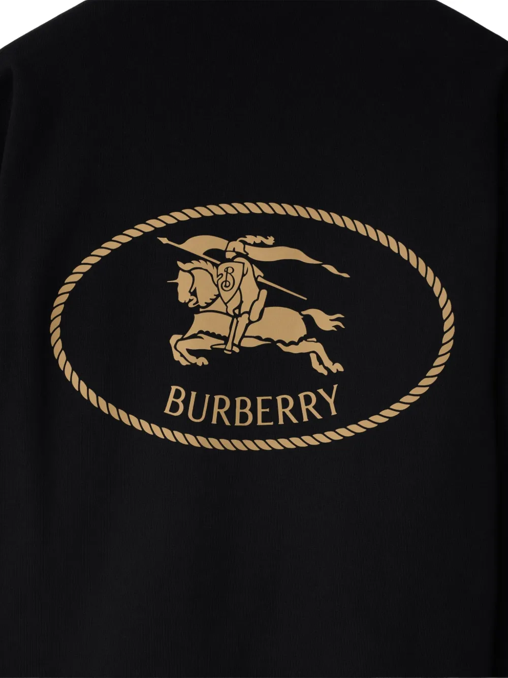 Burberry Knight Stamp cotton sweatshirt - Zwart