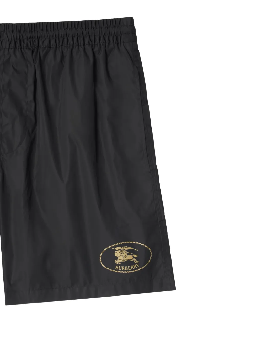 Burberry Zwembroek met print Zwart