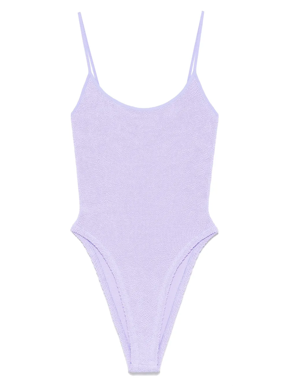 Hunza G maillot de bain à design froncé | violet | Image 1