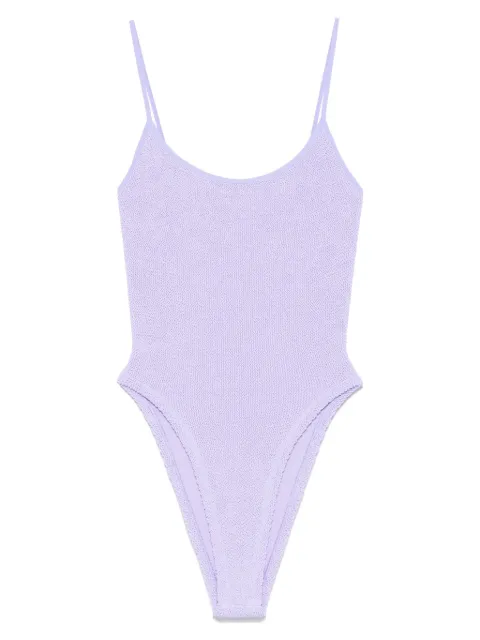 Hunza G 褶饰连体泳衣
