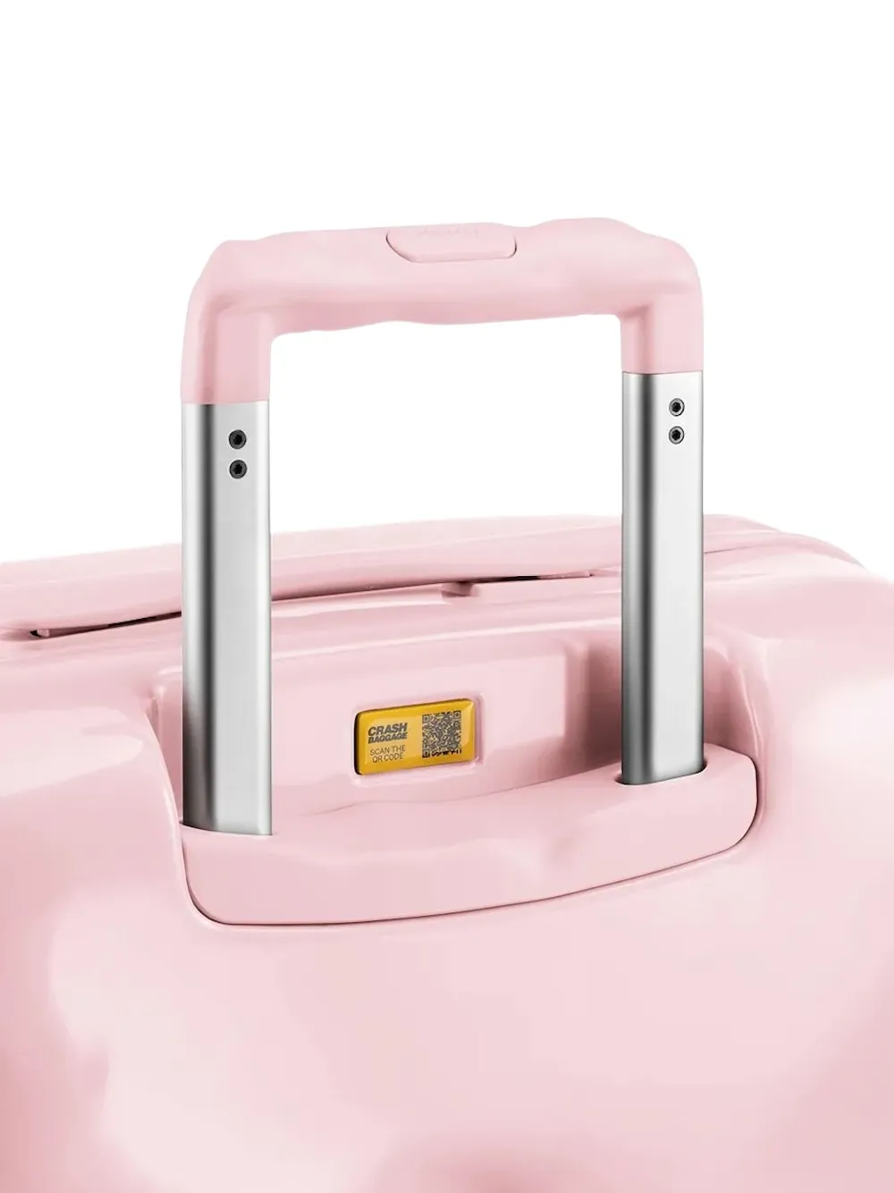 Crash Baggage Icon reistas met voorgevormd design Roze