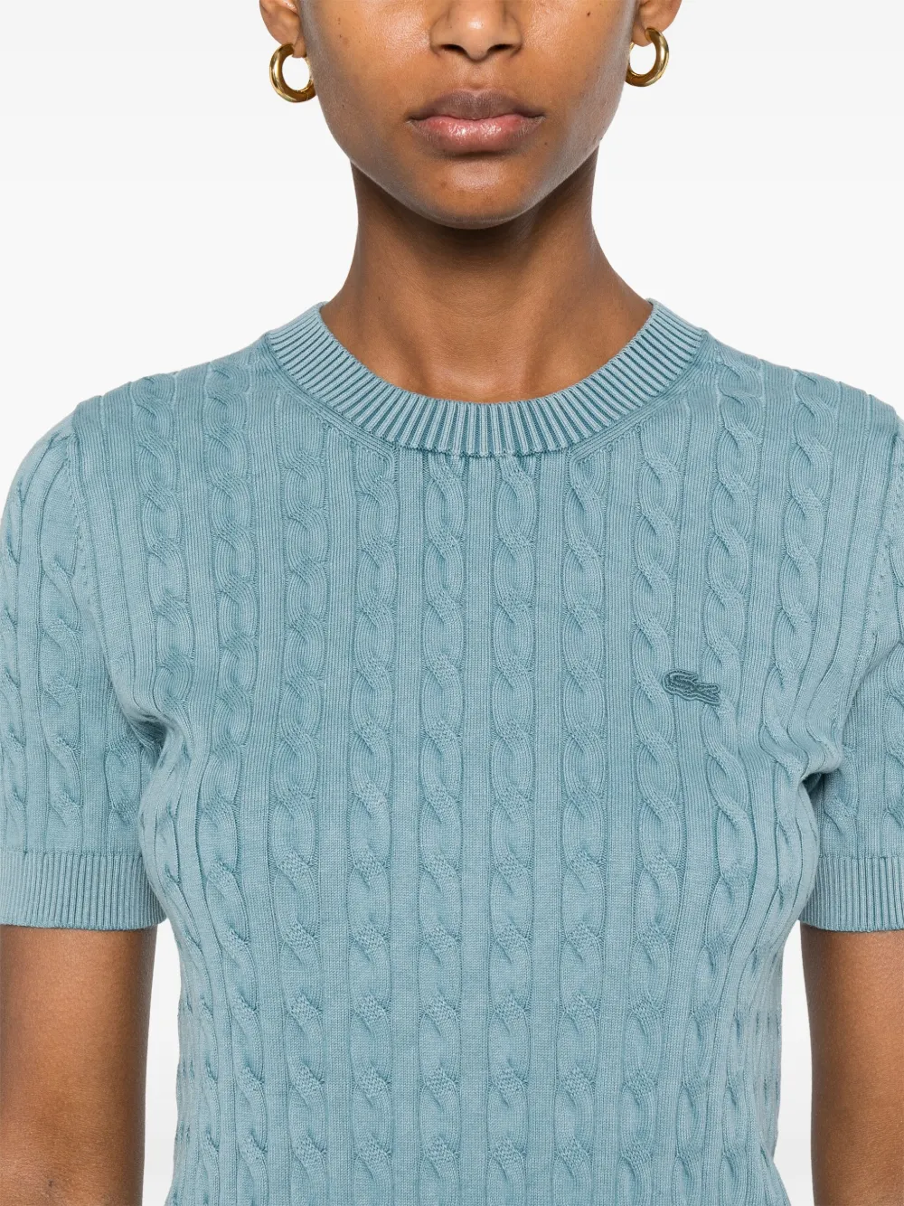 Lacoste Cable Knit Sweater