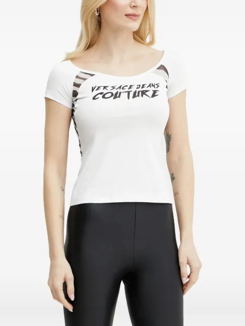 Versace Jeans Couture zebra-print T-shirt