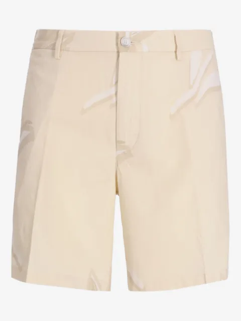 BOSS pressed-crease shorts
