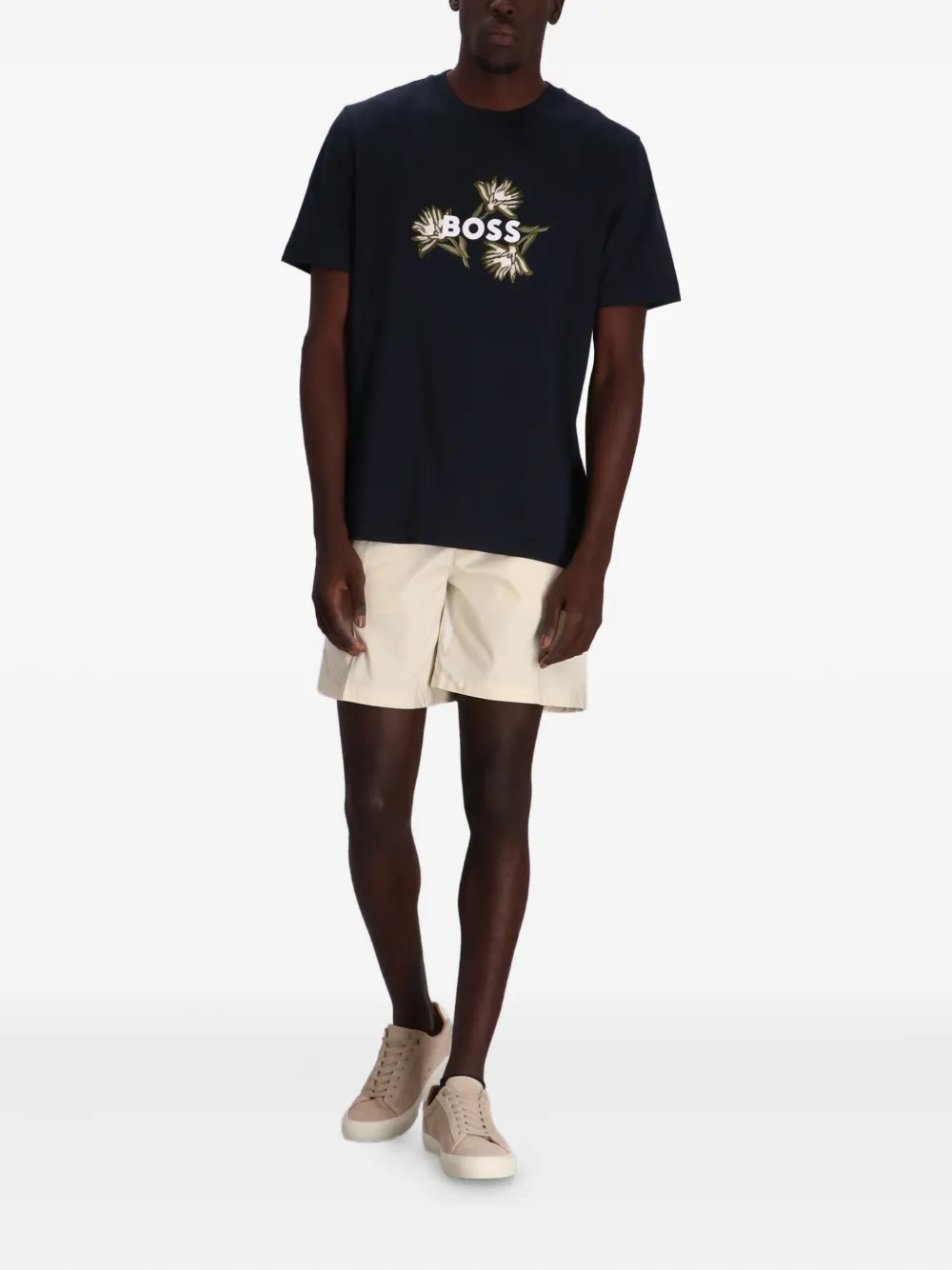 BOSS pressed-crease shorts | Tailored Shorts | Image 2