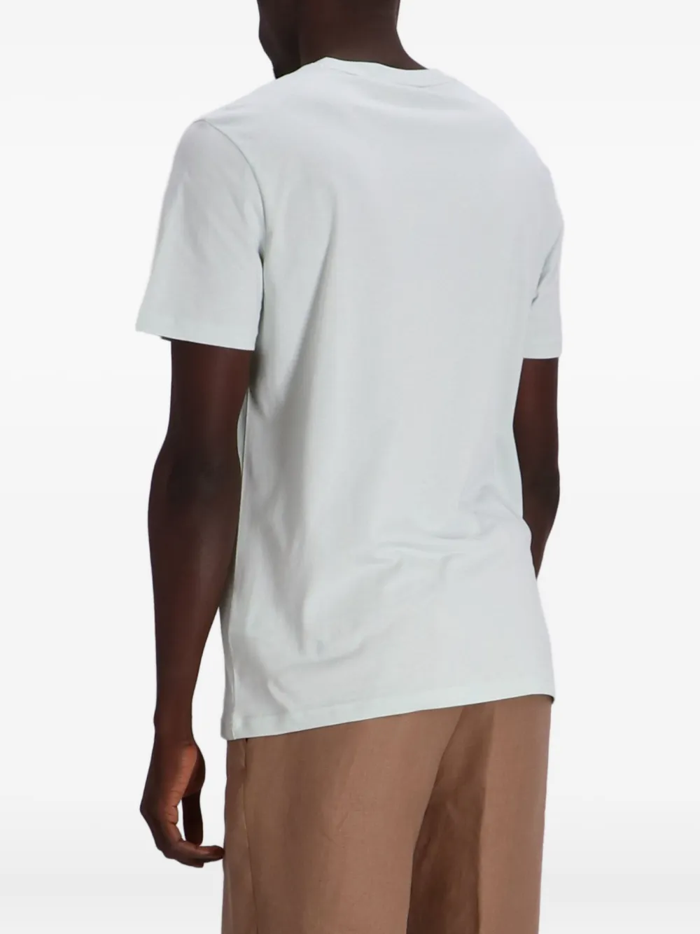 BOSS T-shirt met print Groen