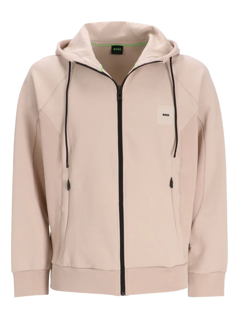 HUGO BOSS LOGO-APPLIQUÉ HOODIE 