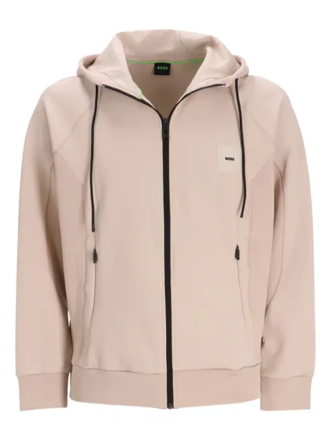 BOSS logo-appliqué hoodie
