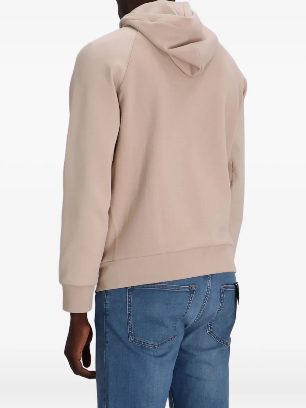 HUGO BOSS LOGO-APPLIQUÉ HOODIE 