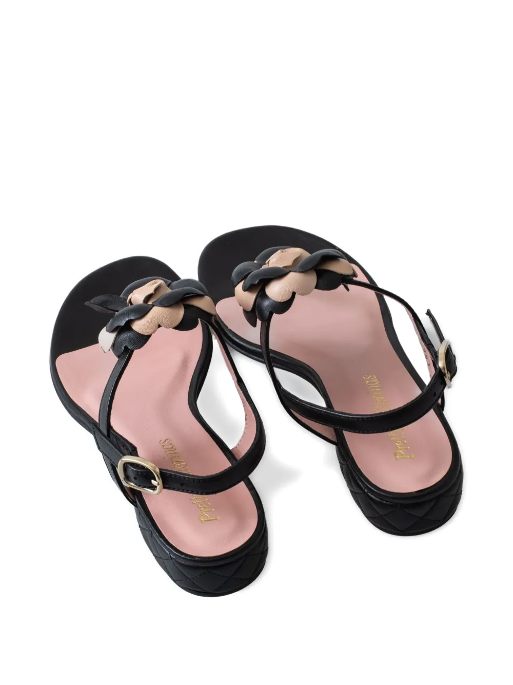Pretty Ballerinas leather sandals Black