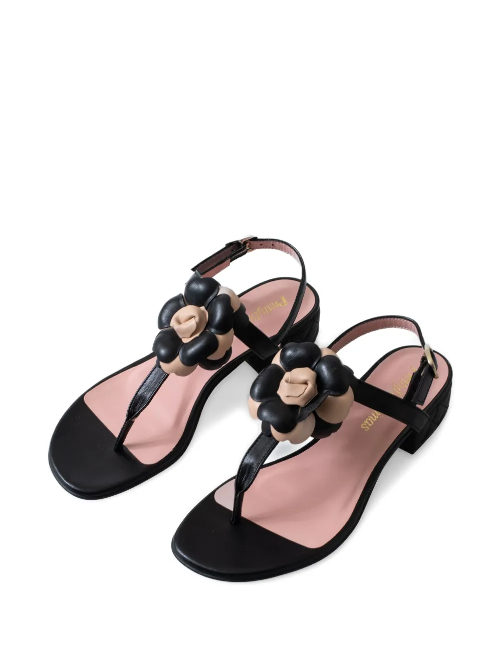 Pretty Ballerinas leather sandals Black