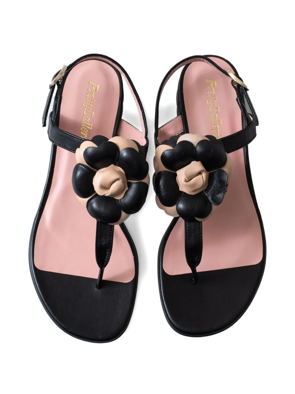 Pretty Ballerinas leather sandals Black