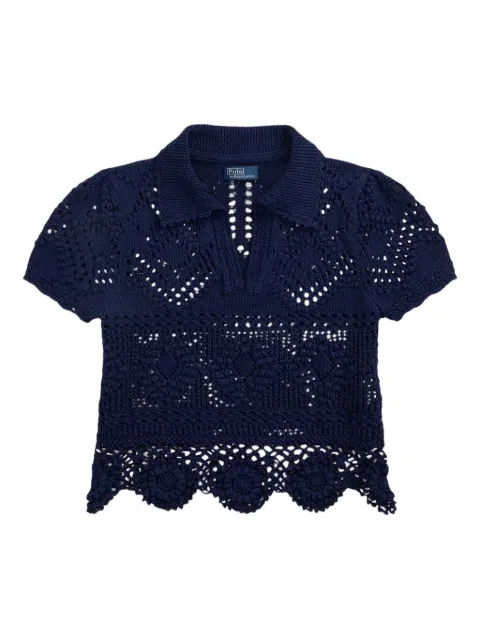 Polo Ralph Lauren top tejido de crochet