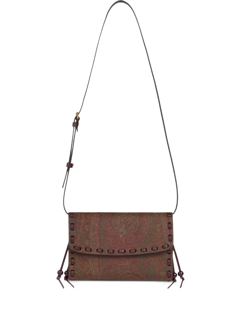 ETRO paisley-patterned clutch bag | Brown | Image 1