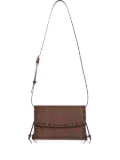ETRO paisley-patterned clutch bag - Brown