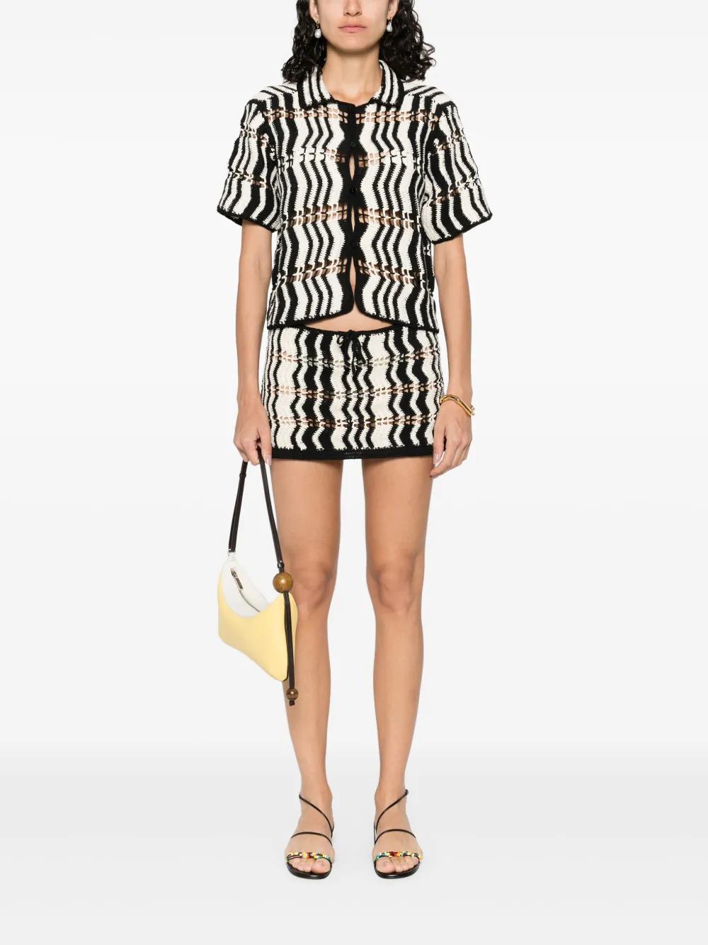 Leslie Amon Riviera shirt - Zwart