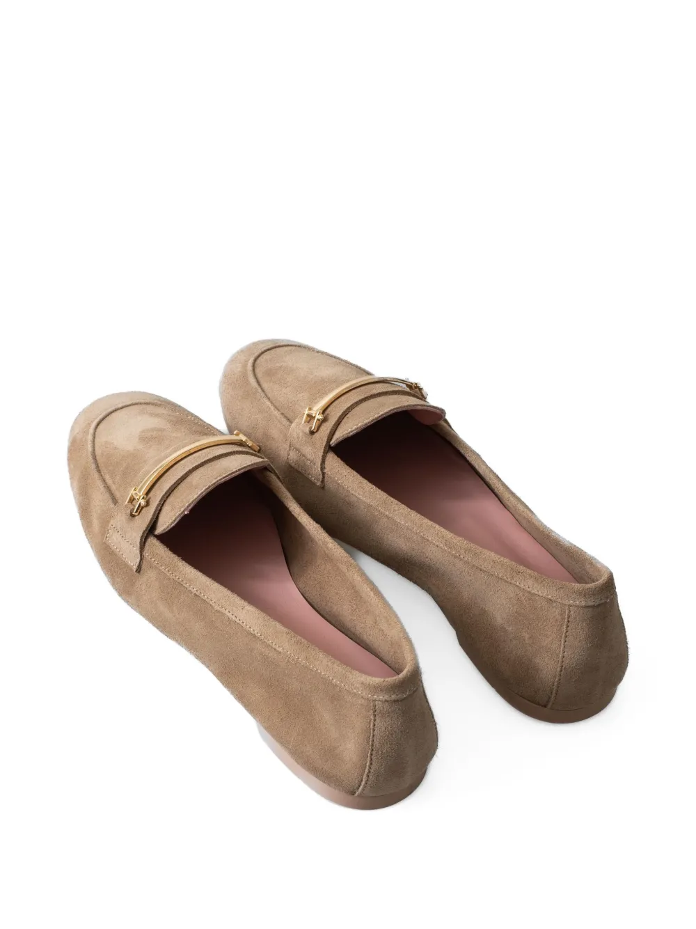 Pretty Ballerinas suede loafers Neutrals