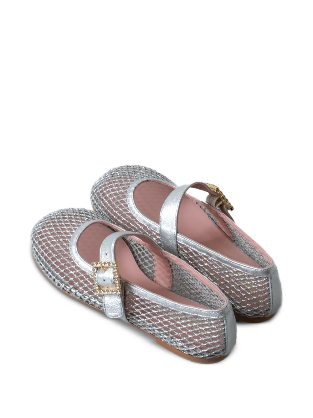 Pretty Ballerinas Georgia ballerina shoes Silver