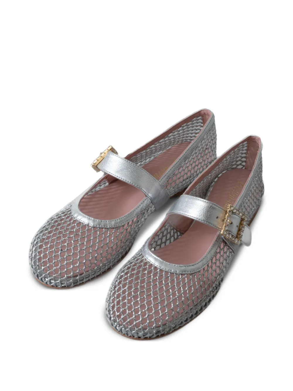 Pretty Ballerinas Georgia ballerina shoes Silver