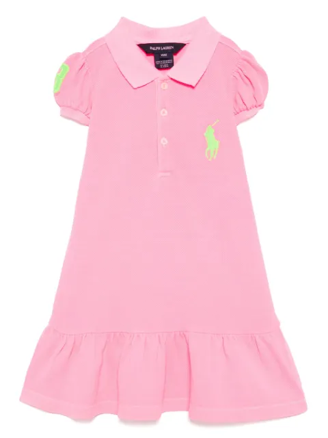 POLO RALPH LAUREN KIDS logo-embroidered dress