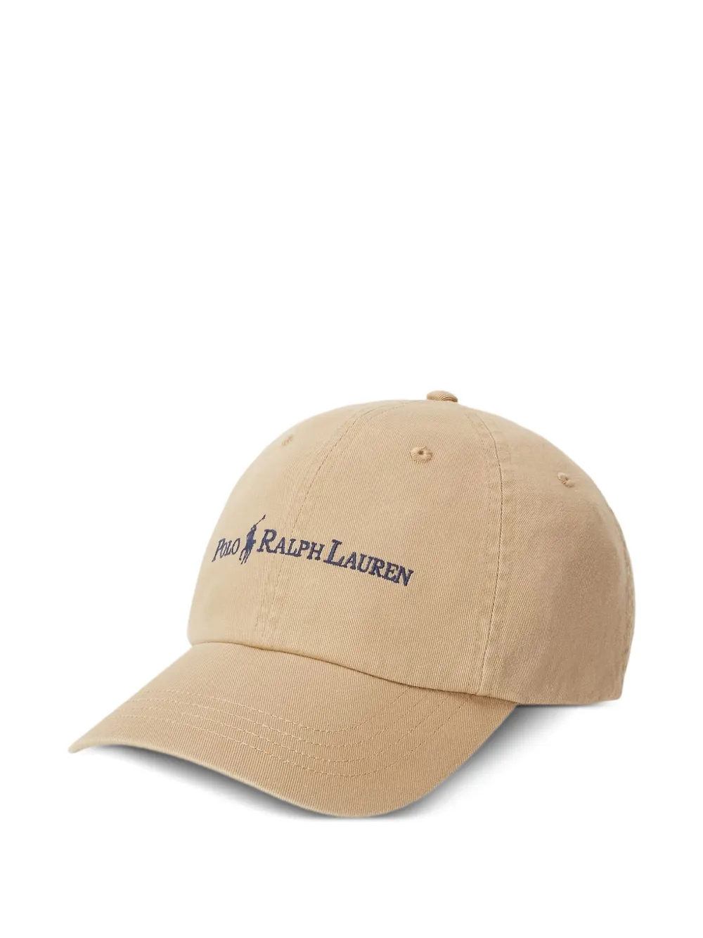 Polo Ralph Lauren logo-embroidered cap - ニュートラル Polo Ralph Lauren logo-embroidered cap - ニュートラル
