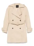 PINKO double-breasted trench coat - Neutrals