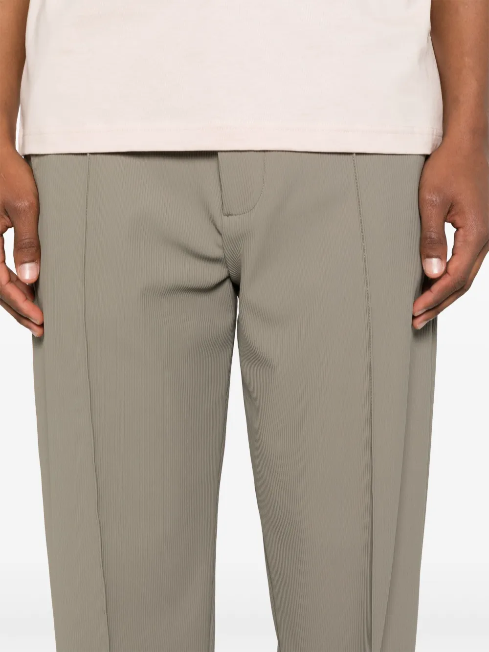 Emporio Armani Stretch broek Groen