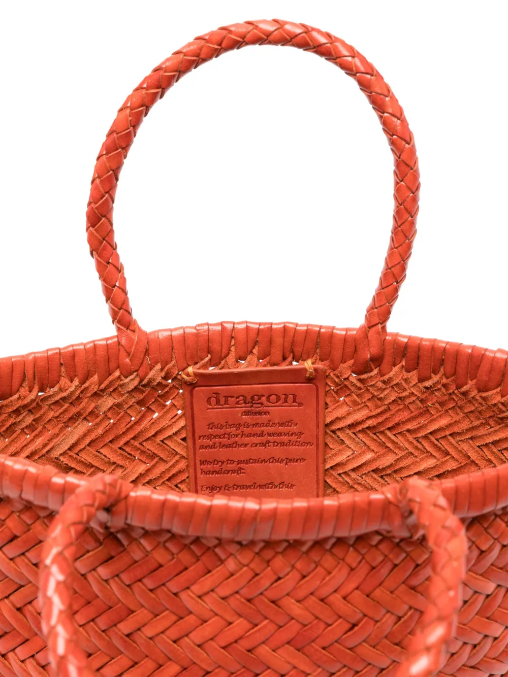 DRAGON DIFFUSION Flat Gora kleine shopper Oranje
