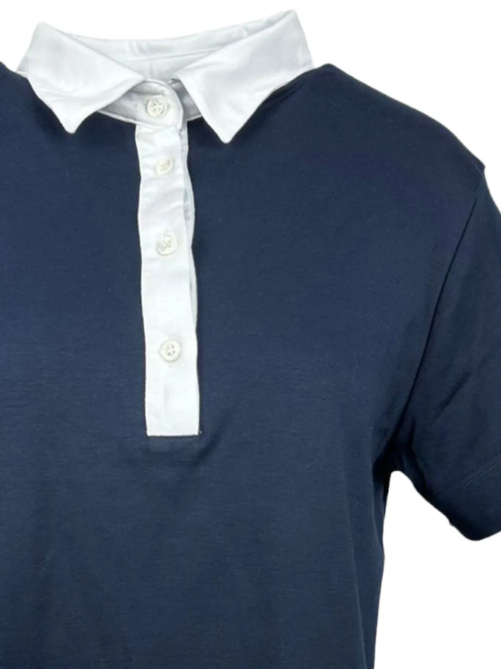 Gran Sasso Poloshirt met contrasterende kraag - Blauw