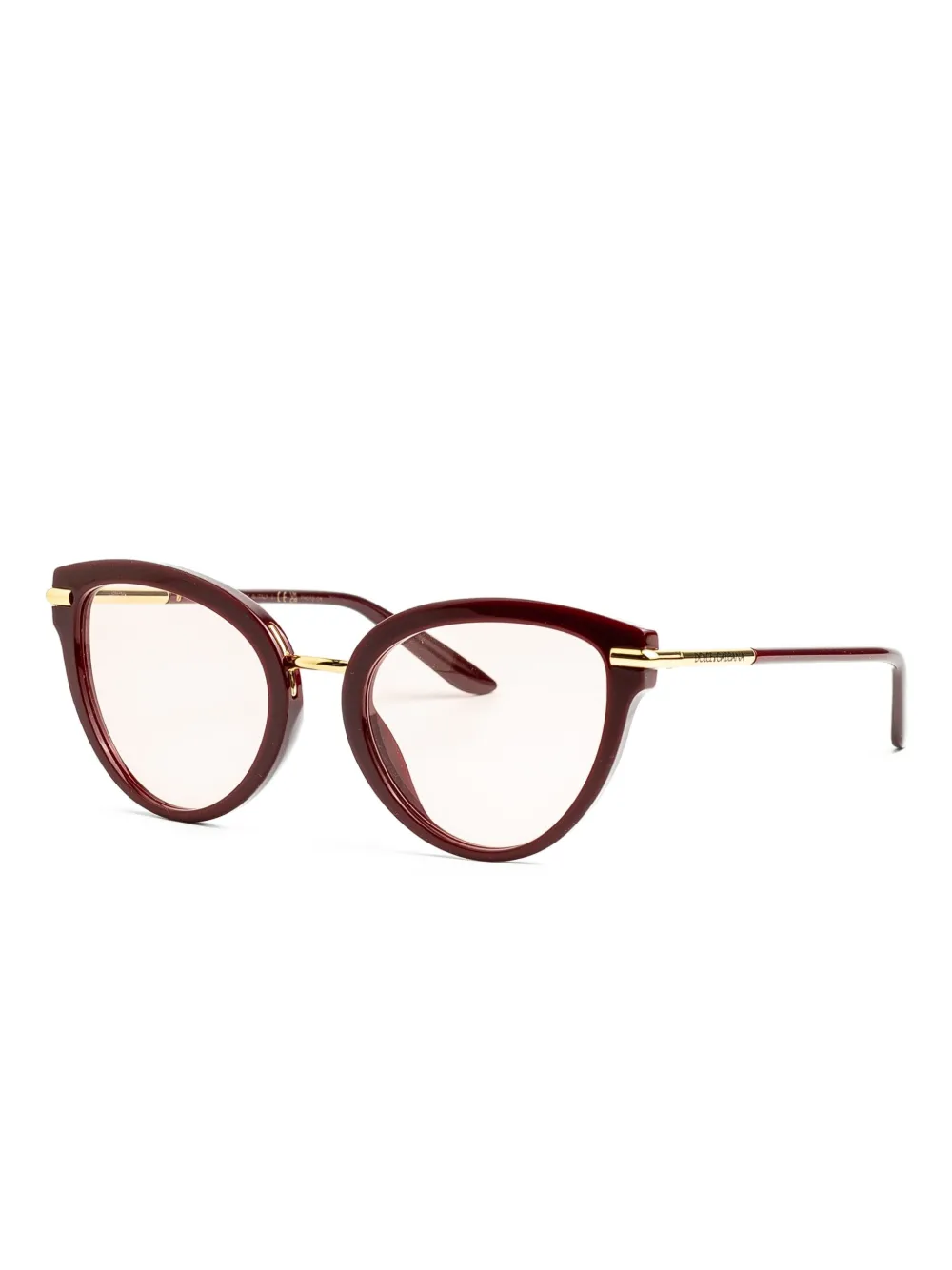 Dolce & Gabbana Eyewear Zonnebril met cat-eye montuur - Rood